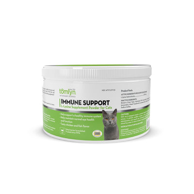 Tomlyn L-Lysine Immune Support Chicken & Fish Flavored Powder, 3.5-oz, Cat Supplement