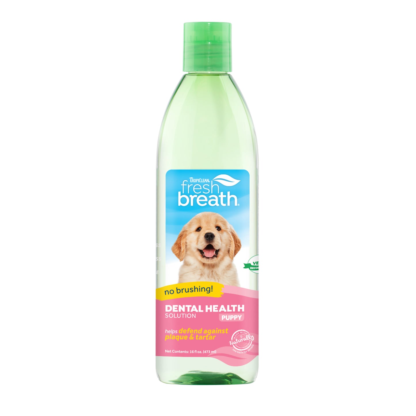 Tropiclean Fresh Breath Dental Health Solution For Puppies 16-oz, Water Additive For Dogs