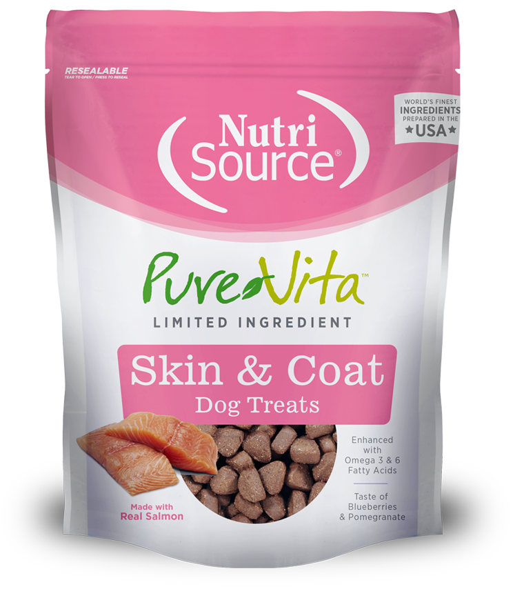Pure Vita Skin & Coat 6-oz, Dog Treat