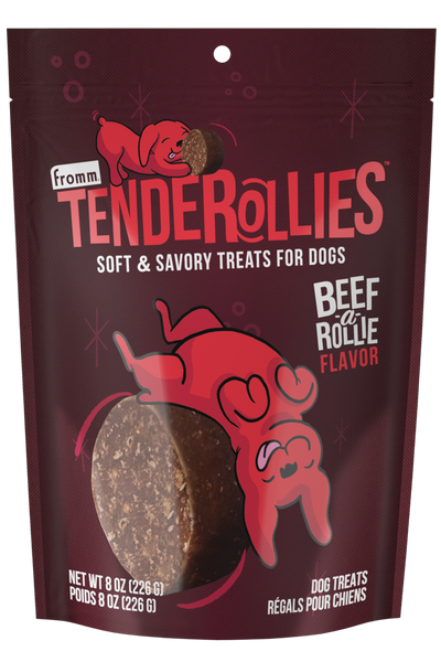 Fromm Tenderollies Beef-A-Rollie Flavor 8-oz, Dog Treat