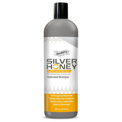 Absorbine Silver Honey Medicated Shampoo 16-oz, Pet Shampoo