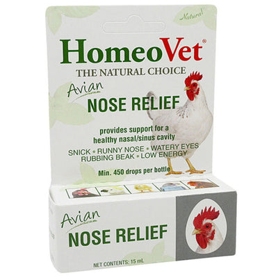 HomeoVet Avian Nose Relief 15-mL, Poultry Supplement