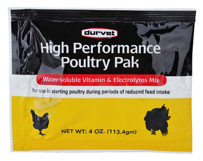 Durvet High Performance Poultry Pak 4-oz, Poultry Supplement