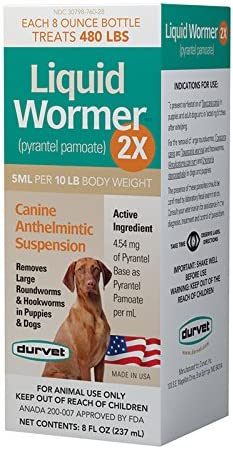 Durvet 2X Wormer For Dogs