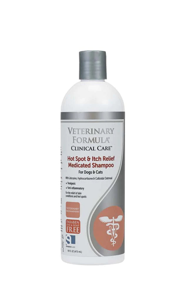 Synergy Labs Hot Spot & Itch Relief Medicated 16-oz, Pet Shampoo