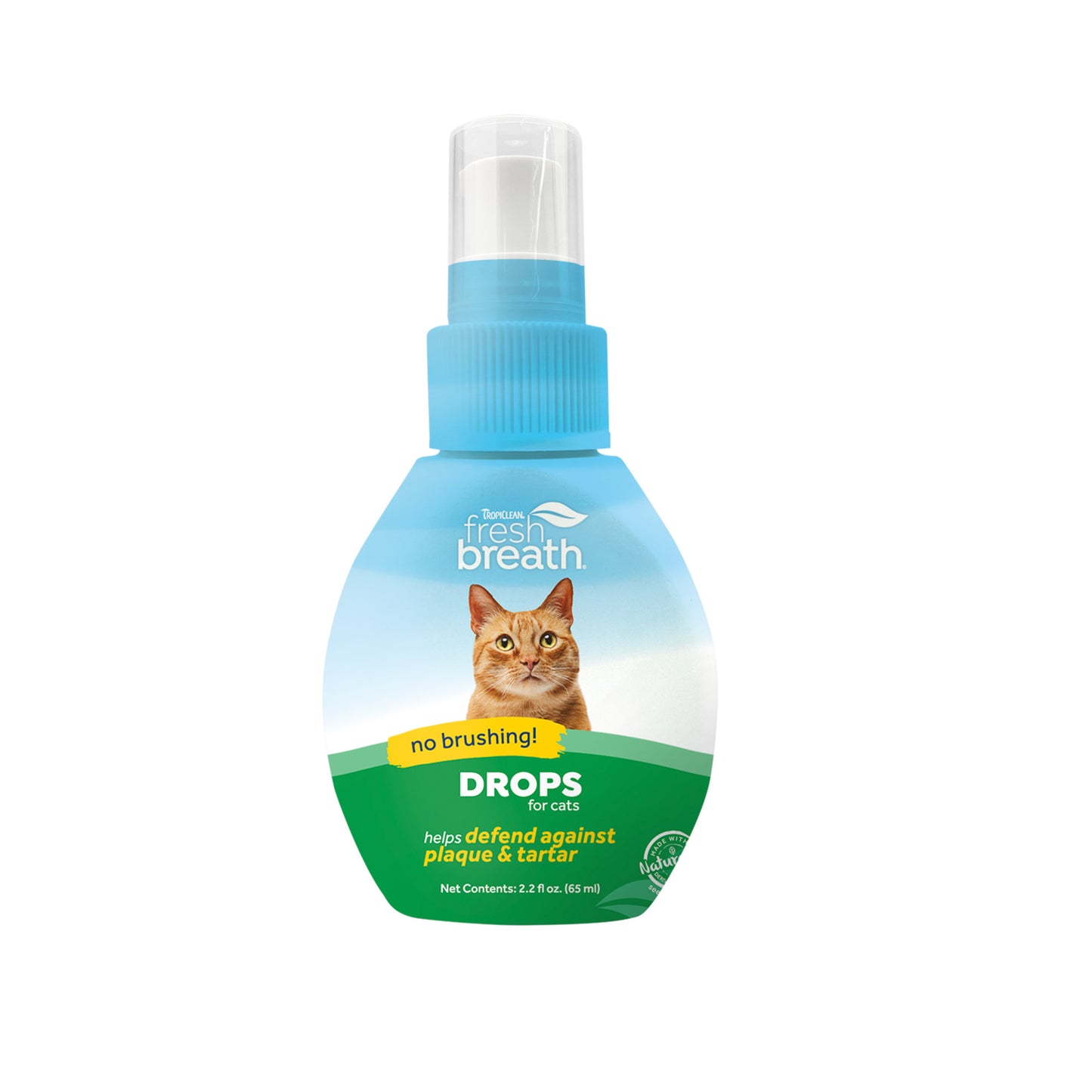 Tropiclean Fresh Breath Oral Care Drops 2.2-oz, For Cats