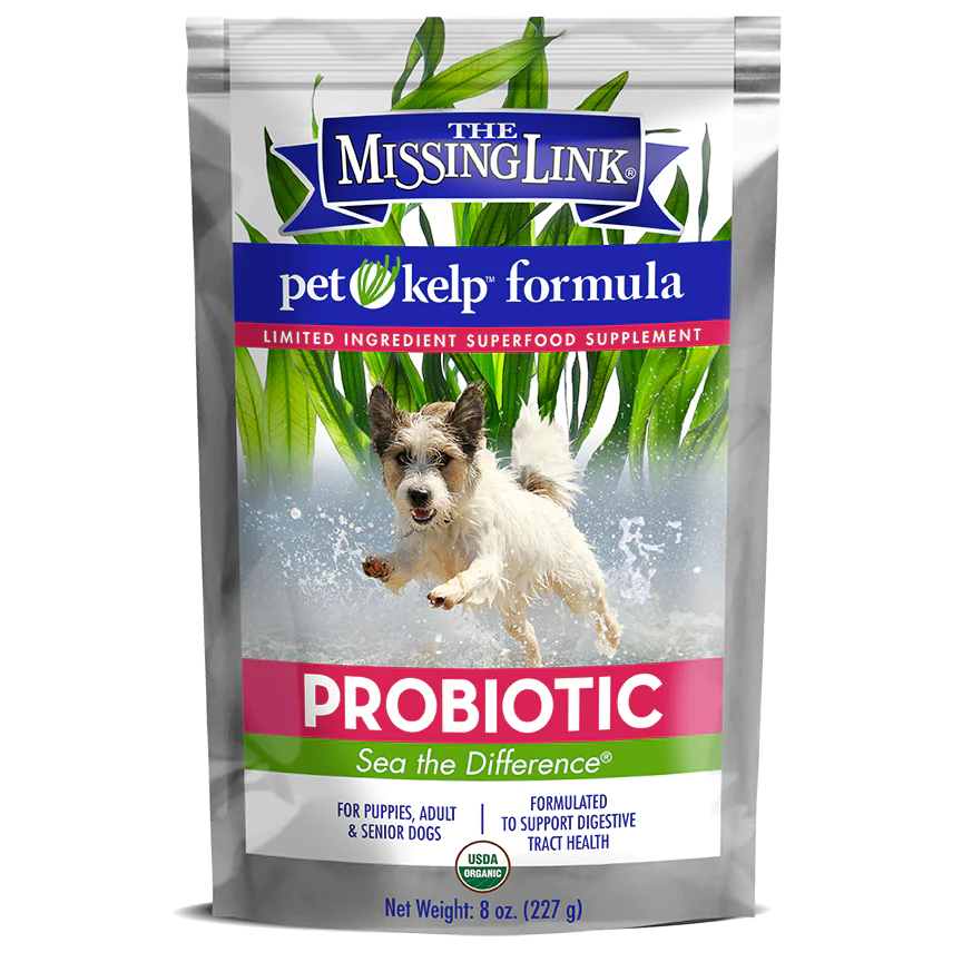 The Missing Link Pet Kelp Probiotic Blend 8 oz Dog Supplement Anaheim Feed Pet Supply