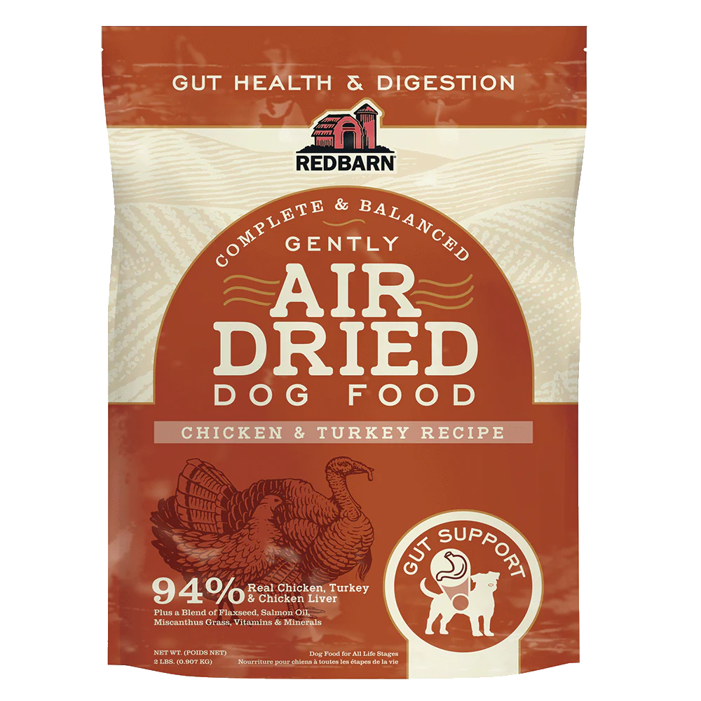 Redbarn Gut Health And Digestion Chicken & Turkey Recipe 2-lb, Air-Dried Dog Food
