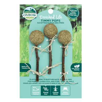 Oxbow Enriched Life Timmy Pops, Small Animal Chew