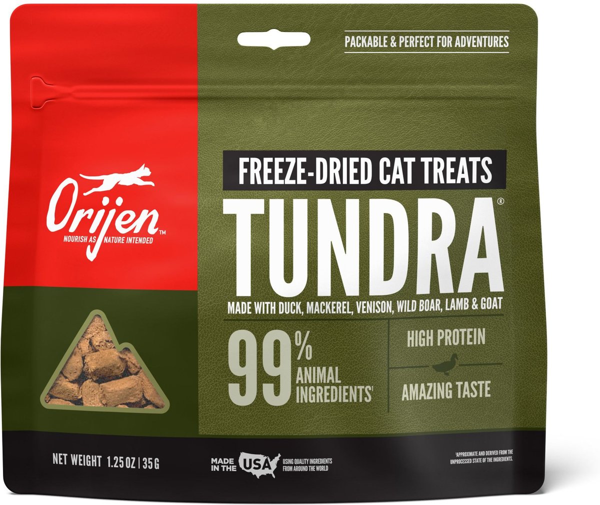 Orijen tundra freeze dried dog food best sale