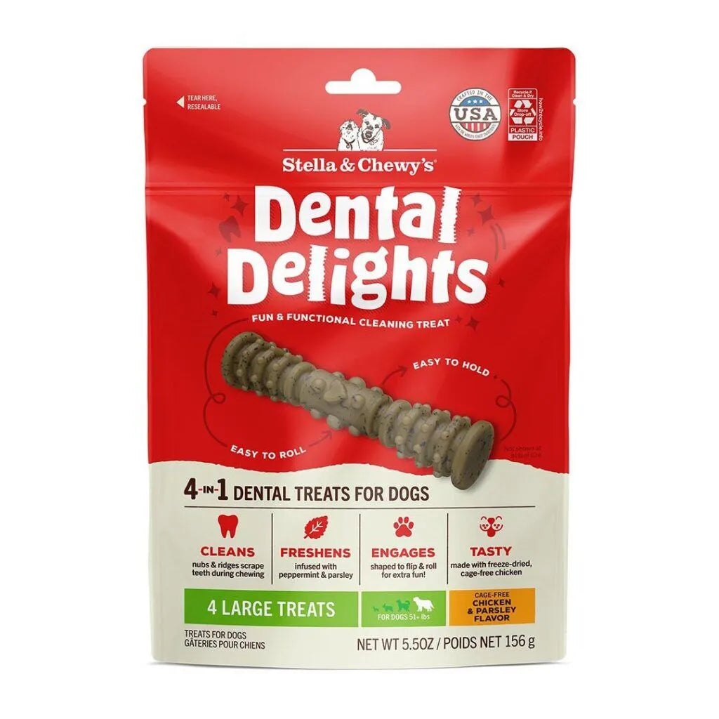 Stella & Chewys Large Dental Delights Oral Health Dog Treats