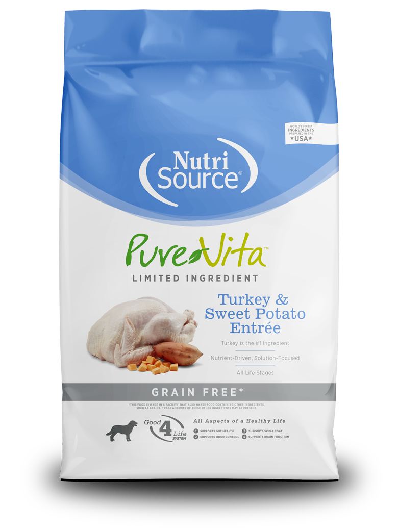 NutriSource® PureVita™ Turkey & Sweet Potato Entrée Dry Dog Food