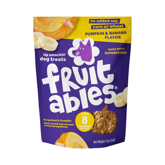 Fruitables Baked Pumpkin & Banana 7-oz, Dog Treat