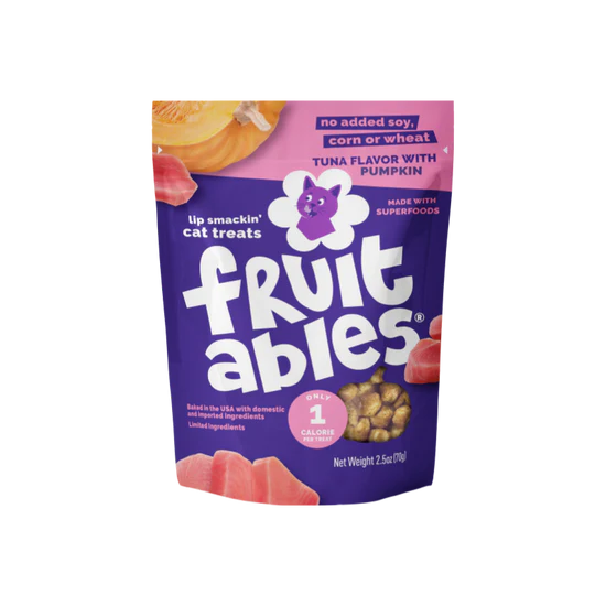 Tuna Pumpkin Cat Treats, 2.5 oz Bag