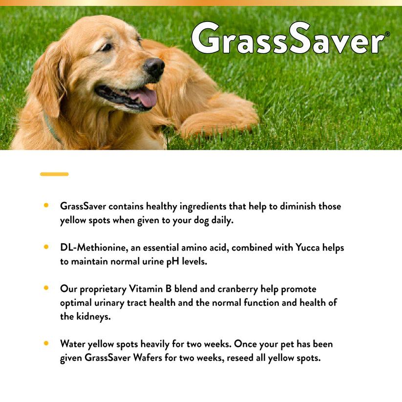NaturVet GrassSaver® Wafers 300-Count, Dog Supplement