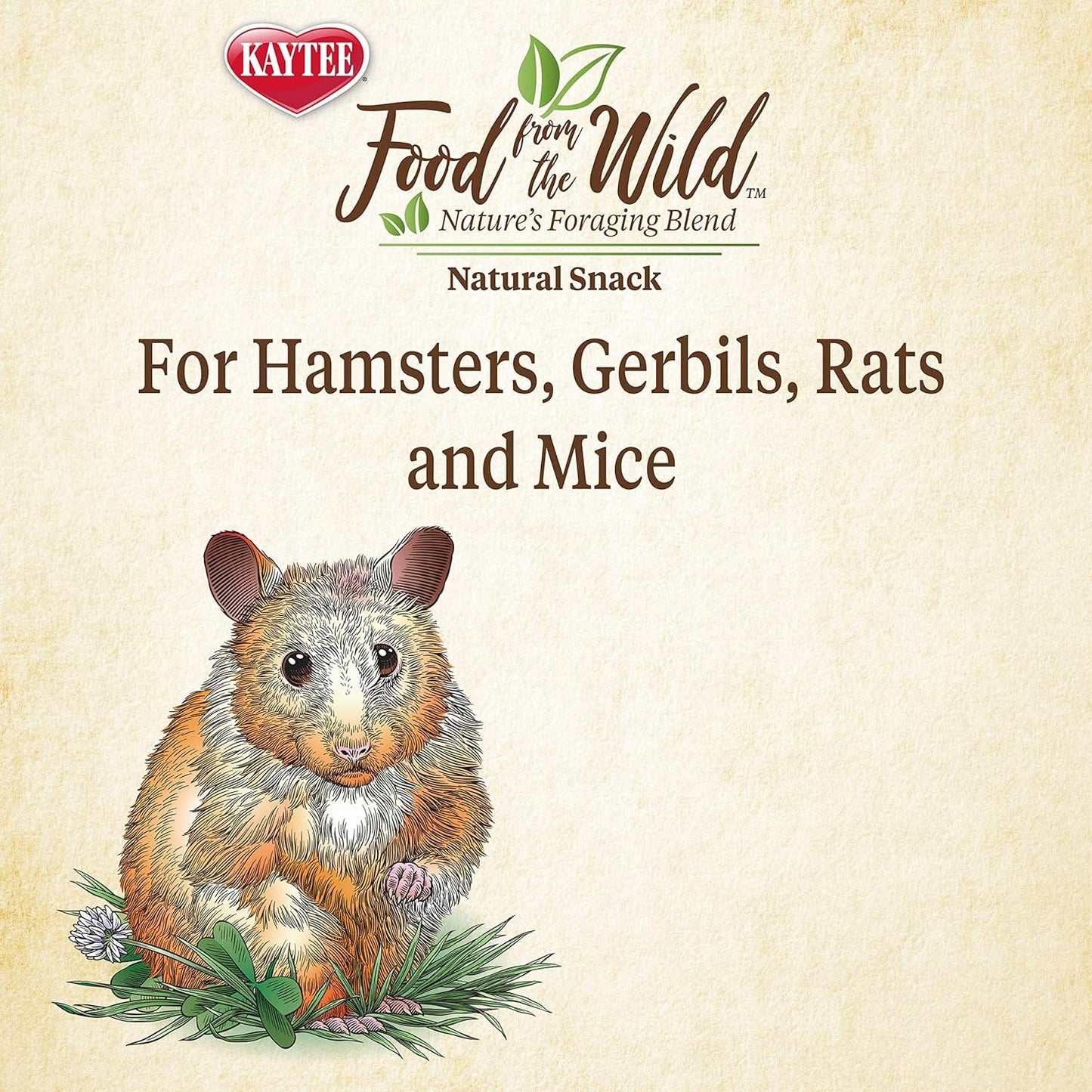 Kaytee Food For The Wild Treat Medley - Hamster / Gerbil Formula 2-oz, Small Animal Treat