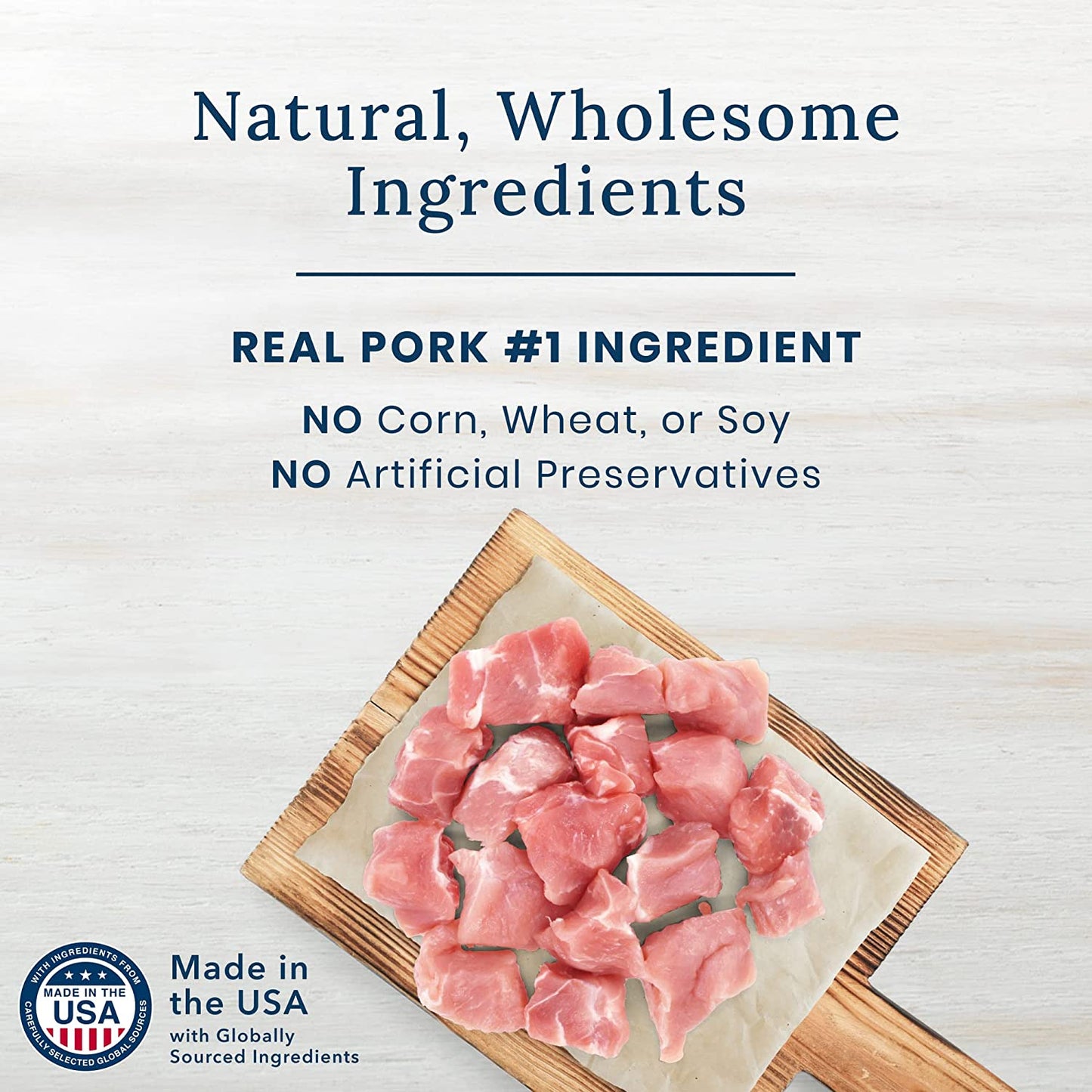 Blue Buffalo True Chews® Premium Treats Pork & Chicken Sausage Recipe 14-oz , Dog Treat