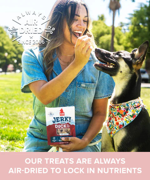 Plato Duck With Cranberry Jerky Bites, Dog Treat, 6-oz Bag