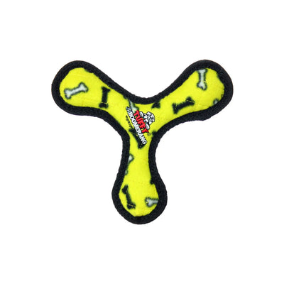 Tuffy Dog Toys Yellow Jr.Boomerang, Dog Toy