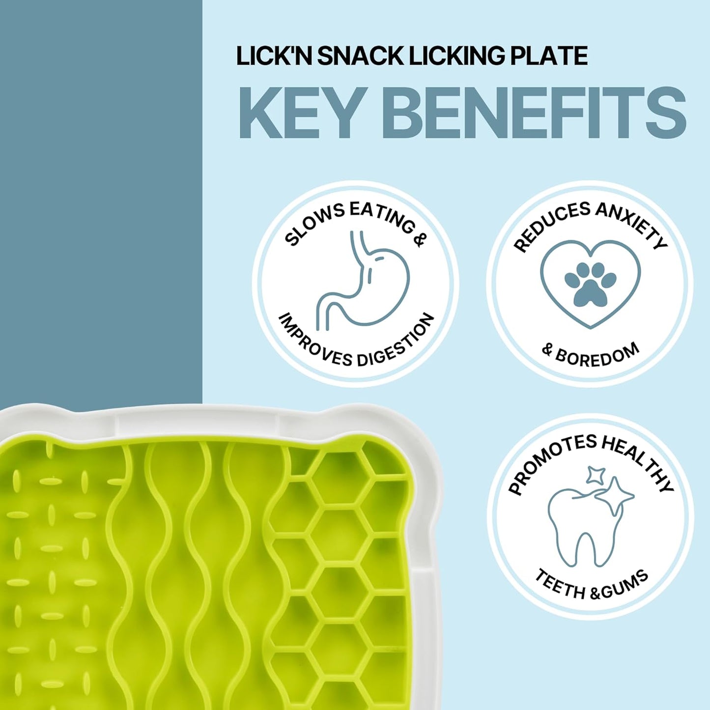 Trixie Snack Lickin' Plate Slow Feeder For Pets