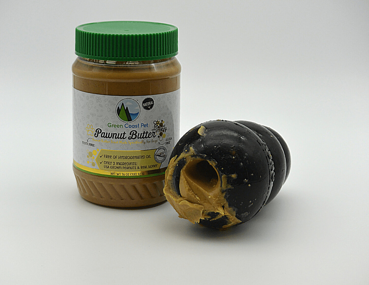 Green Coast Pet Pawnut Butter™ With Real Honey 16-oz, Dog Treat
