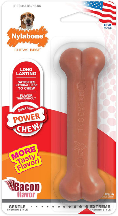 Nylabone Power Chewer Bacon, Dog Toy