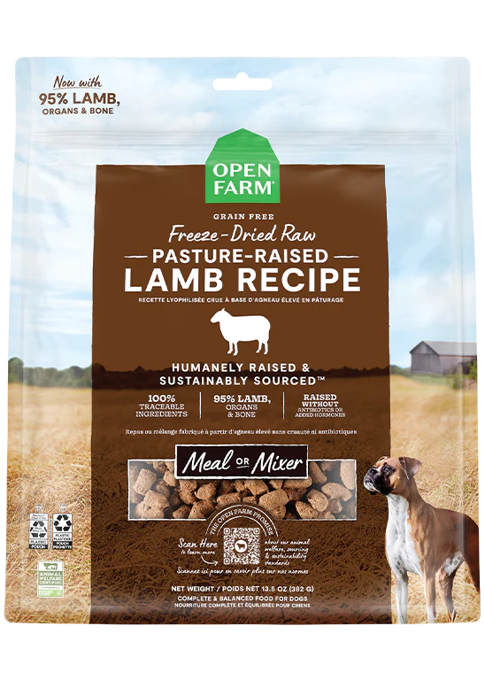 Open Farm Pasture Raised Lamb Freeze Dried Raw Dog Food Anaheim
