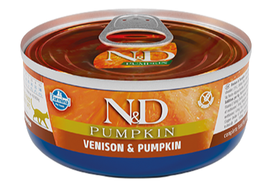 Farmina N D Pumpkin Venison Pumpkin Recipe Wet Cat Food 2.5oz