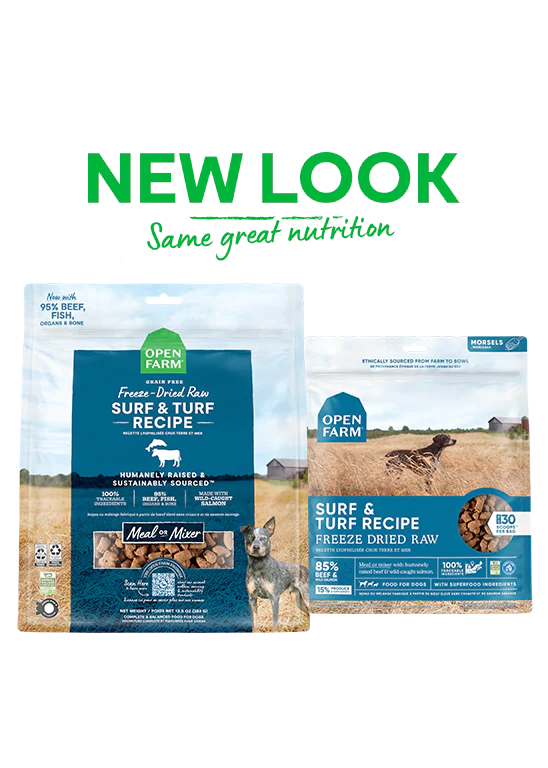 Open Farm Surf and Turf, Freeze-Dried Raw Dog Food