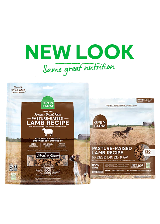 Open Farm Pasture-Raised Lamb, Freeze-Dried Raw Dog Food