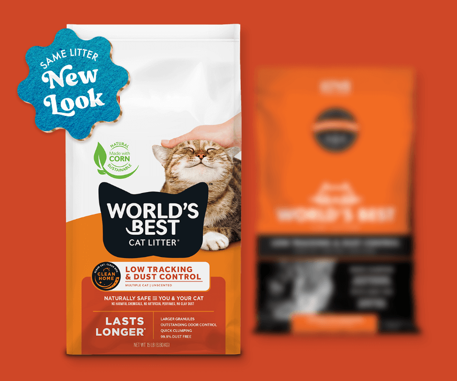 World's Best Cat Litter Low Tracking & Dust Control Unscented, Cat Litter