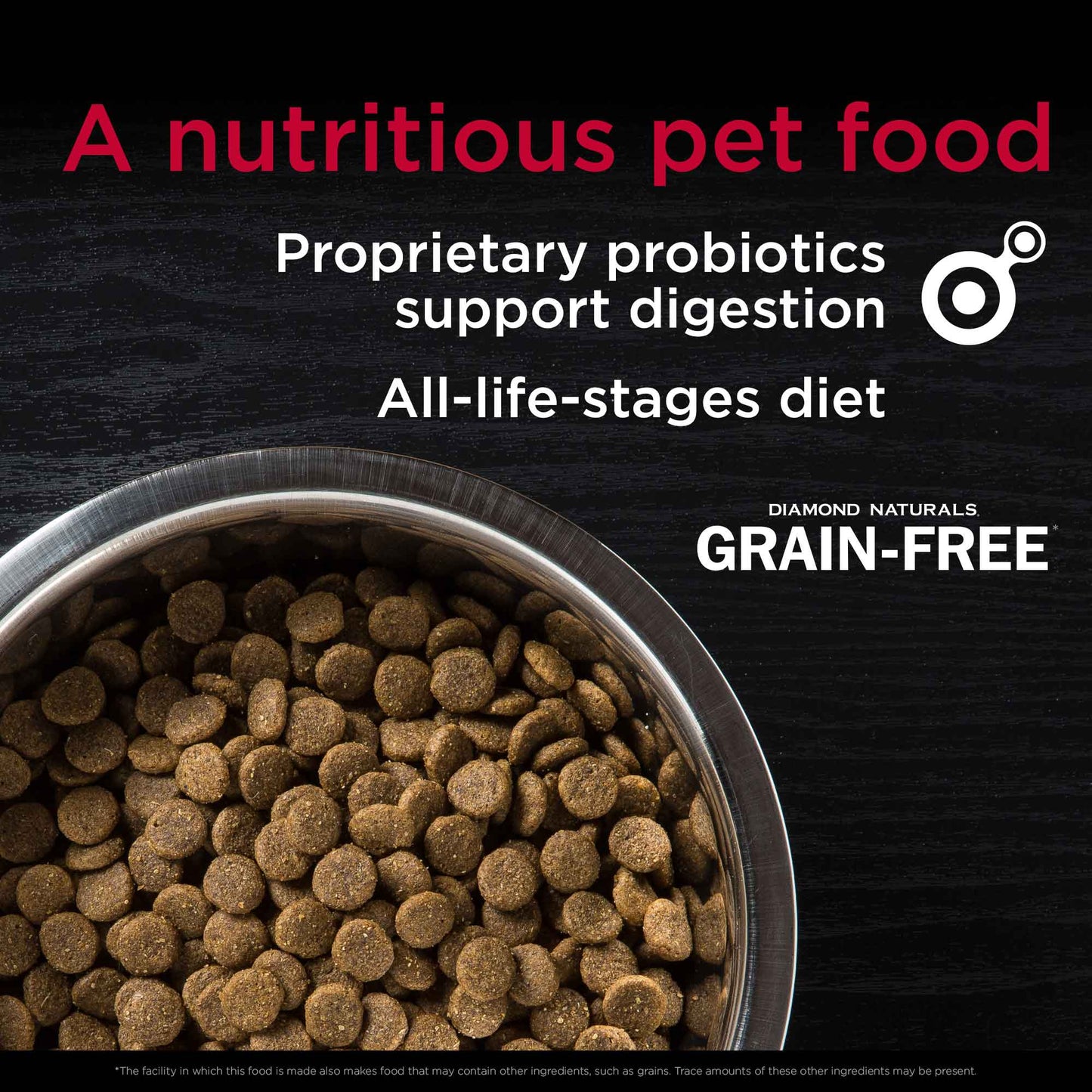 Diamond Naturals Grain Free Dog Food, Chicken and Sweet Potato, 28-lb Bag