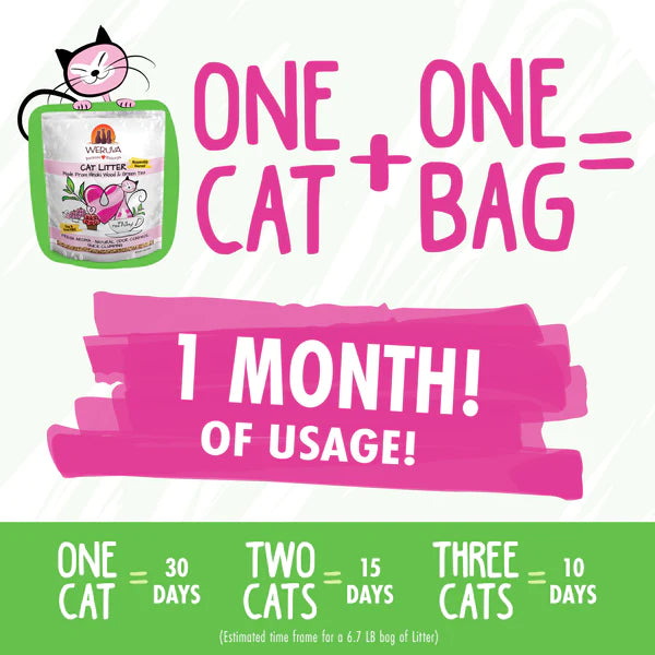 Weruva Hinoki Wood & Green Tea 11.7-lb, Cat Litter
