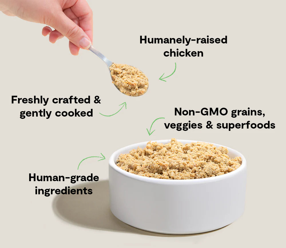 Open Farm Goodbowl Harvest Chicken Recipe, Frozen Gently Cooked Dog Food