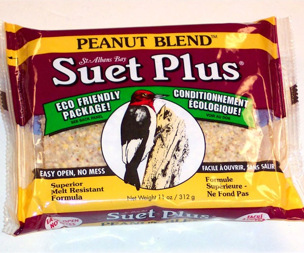 Wildlife Sciences Suet Plus Peanut Blend 11-oz, Wild Bird Treat