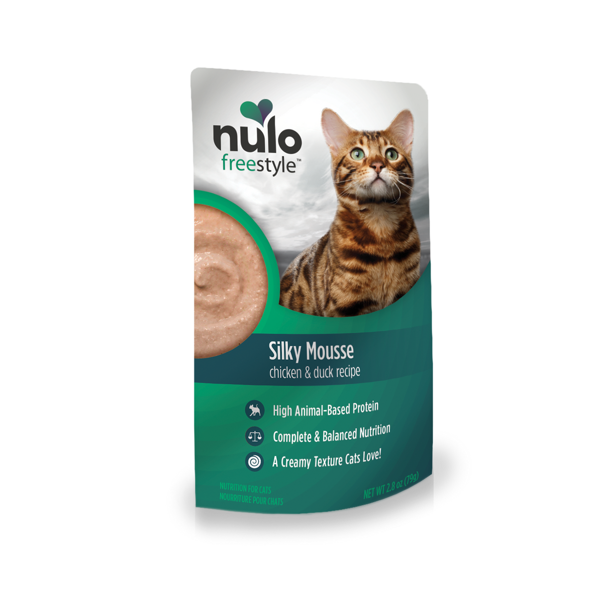 Nulo Freestyle Silky Mousse Chicken & Duck Recipe 2.8-oz, Wet Cat Food