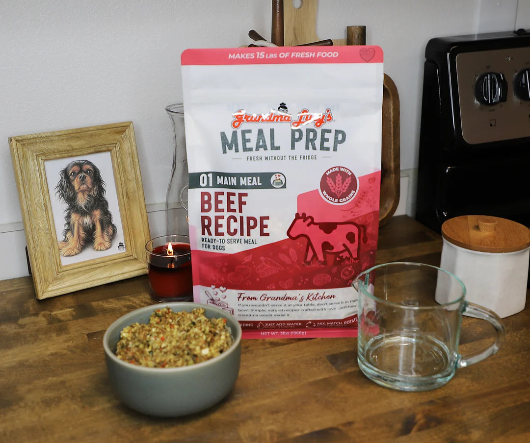 Grandma Lucy's Meal Prep Fresh 2.0 Beef, Freeze-Dried Dog Food, 3-lb Bag