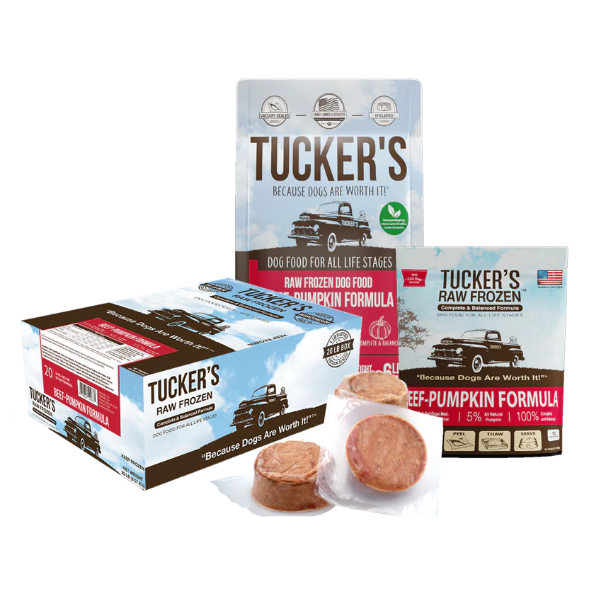 Tucker's Beef-PumpkinDiet, Frozen Raw Dog Food