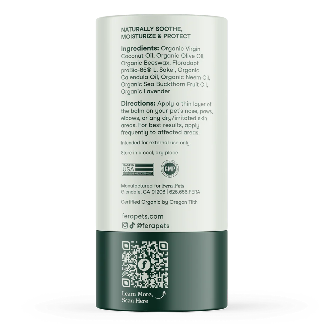 Fera Pets PawBiome Pet Balm For Dogs and Cats, 2-oz