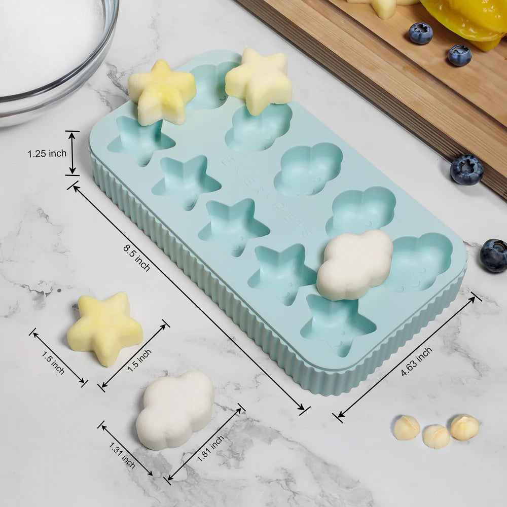 EmeryPets Star + Cloud Treat Mold