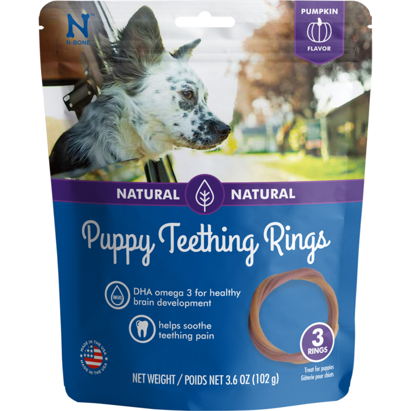 N-Bone® Puppy Teething Rings Pumpkin