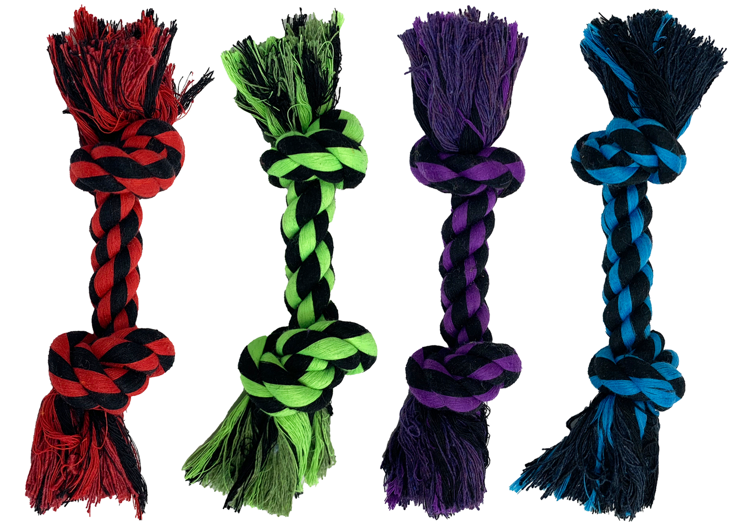Multipet Mini Pet Rope 6-Inch, Assorted Colors, Dog Toy