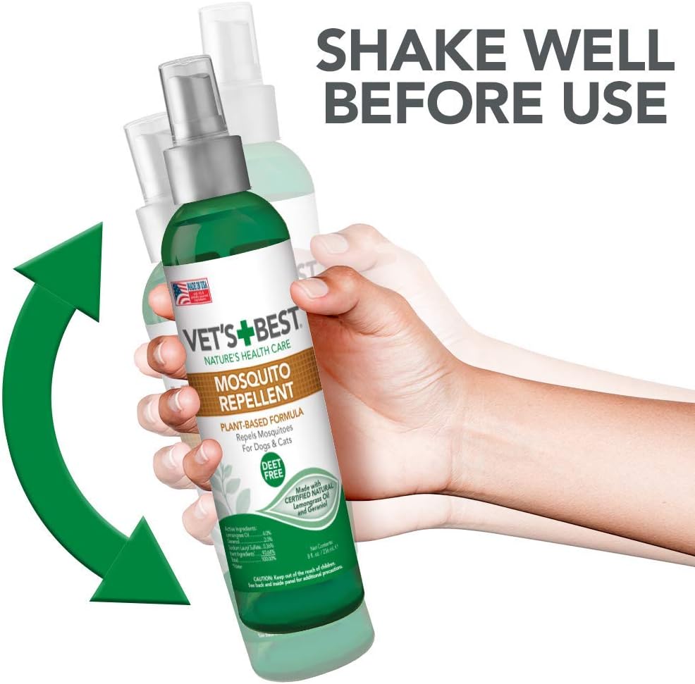 Vet's Best Mosquito Repellent 8-oz, Pest Repellent