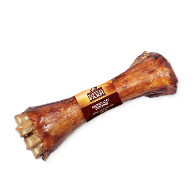 Natural Farm Smoked Beef Shinbone, Dog Chew