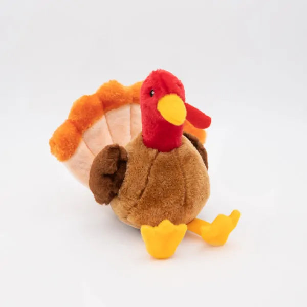 Zippy Paws Tucker The Turkey, Dog Toy