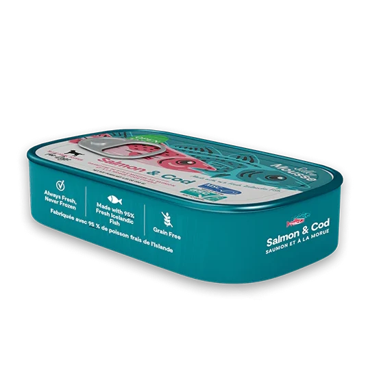 Open Farm Salmon & Cod 3.17-oz, Cat Meal Topper, Case Of 17