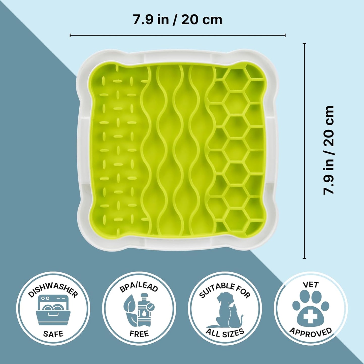 Trixie Snack Lickin' Plate Slow Feeder For Pets