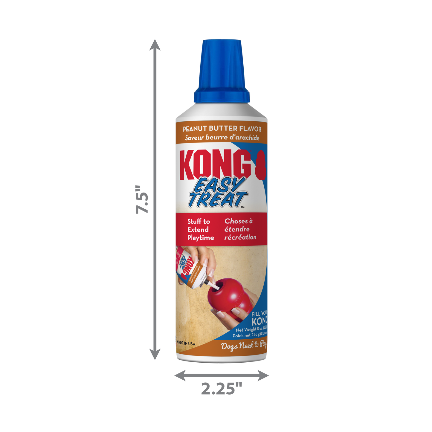 Kong Easy Treat Peanut Butter 8-oz, Dog Treat
