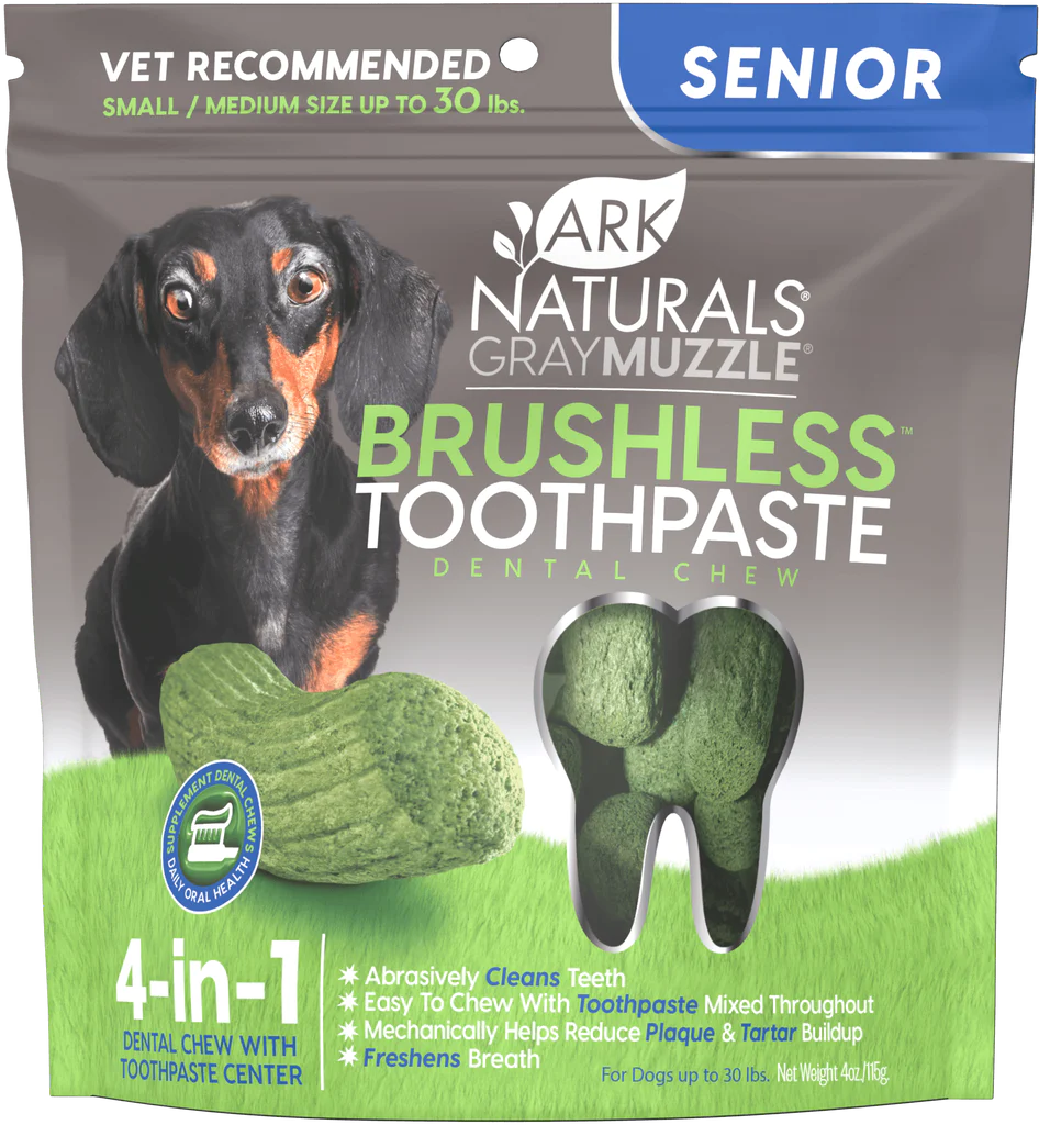 Ark naturals brushless toothpaste shop dental chews for dogs