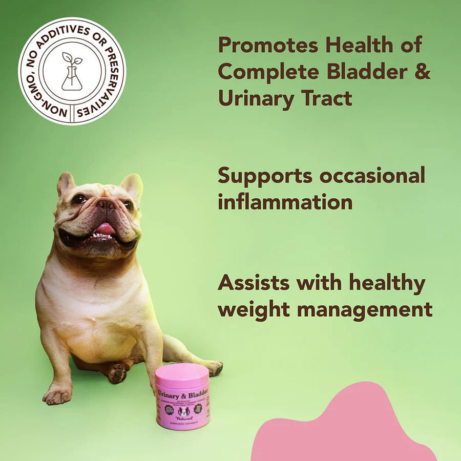 Natural Dog Company Urinary & Bladder Supplement For Dogs, 90-Count